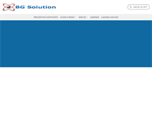 Tablet Screenshot of bgsolution.it